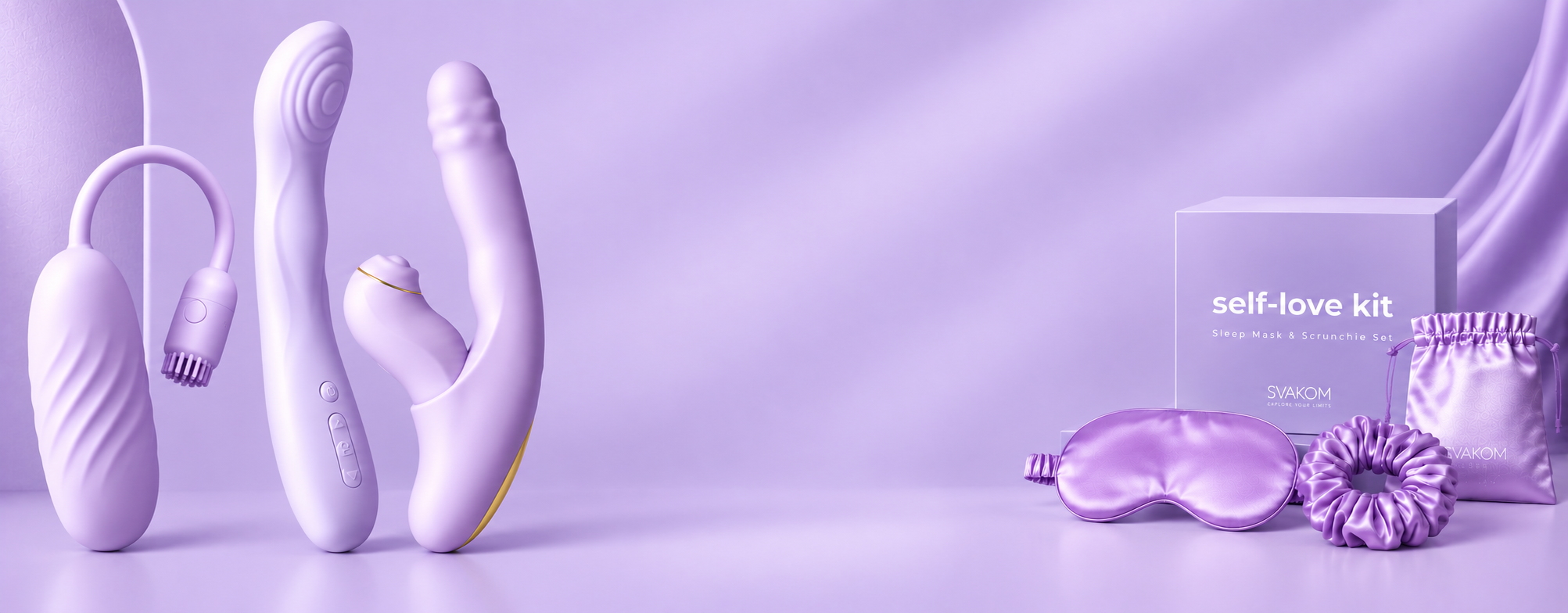 oferta — Kit Self-Love — na compra de qualquer brinquedo — svakom